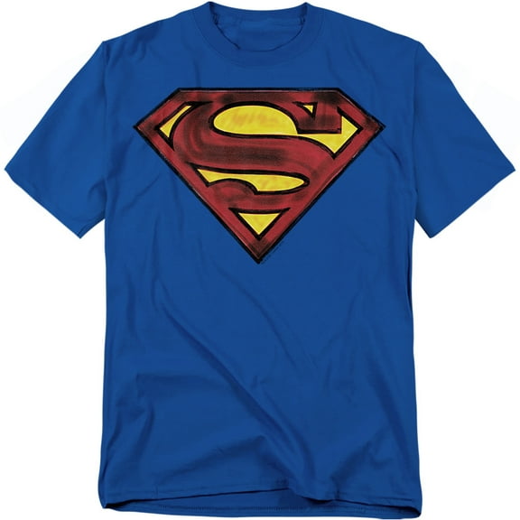 Superman T-Shirt Charcoal Shield Unisex Graphic Tee For Men & Women