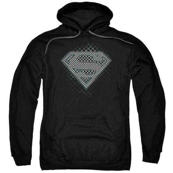 Superman - Checkerboard - Pull-Over Hoodie - X-Large