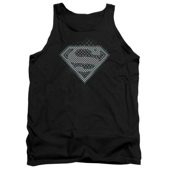 Superman - Checkerboard - Tank Top - Medium