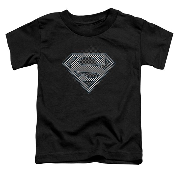 Superman - Checkerboard - Toddler Short Sleeve Shirt - 3T