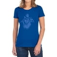 thumbnail image 1 of Superman Chest Logo Women's T Shirt, Royal, Small, 1 of 4