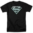 thumbnail image 1 of Superman Chrome Shield Adult 18/1 T-Shirt Black, 1 of 1