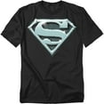 thumbnail image 1 of Superman T-Shirt Chrome Shield Unisex Graphic Tee For Men & Women, 1 of 7