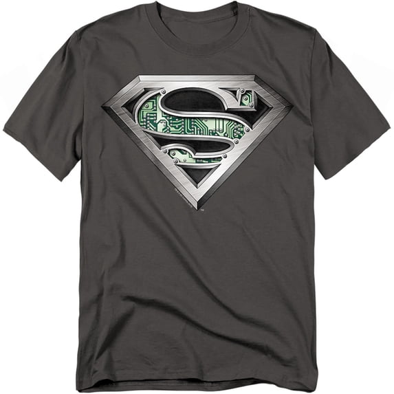 Superman T-Shirt Circuitry Logo Unisex Graphic Tee For Men & Women