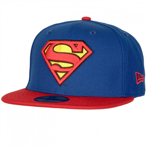 Superman Classic Emblem New Era 59Fifty Fitted Hat-7 Fitted