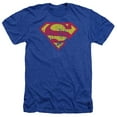 thumbnail image 1 of Superman - Classic Logo Distressed - Heather Short Sleeve Shirt - XX-Large, 1 of 2