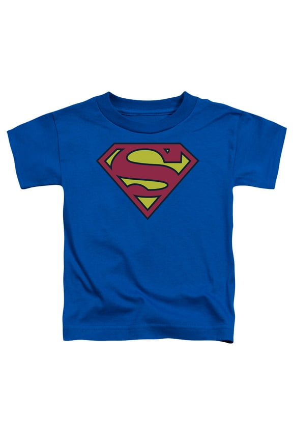 Superman - Classic Logo - Toddler Short Sleeve Shirt - 3T