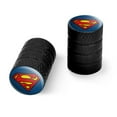 thumbnail image 1 of Superman Classic S Shield Logo Motorcycle Bicycle Bike Tire Rim Wheel Aluminum Valve Stem Caps, 1 of 4