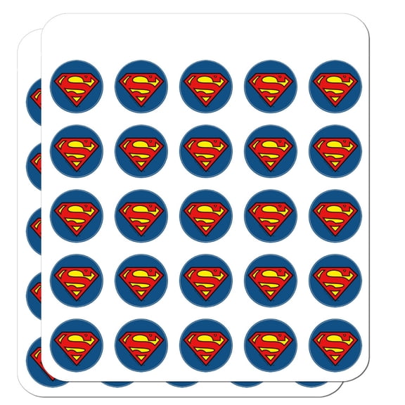 Superman Classic S Shield Logo Planner Calendar Scrapbooking Crafting Stickers