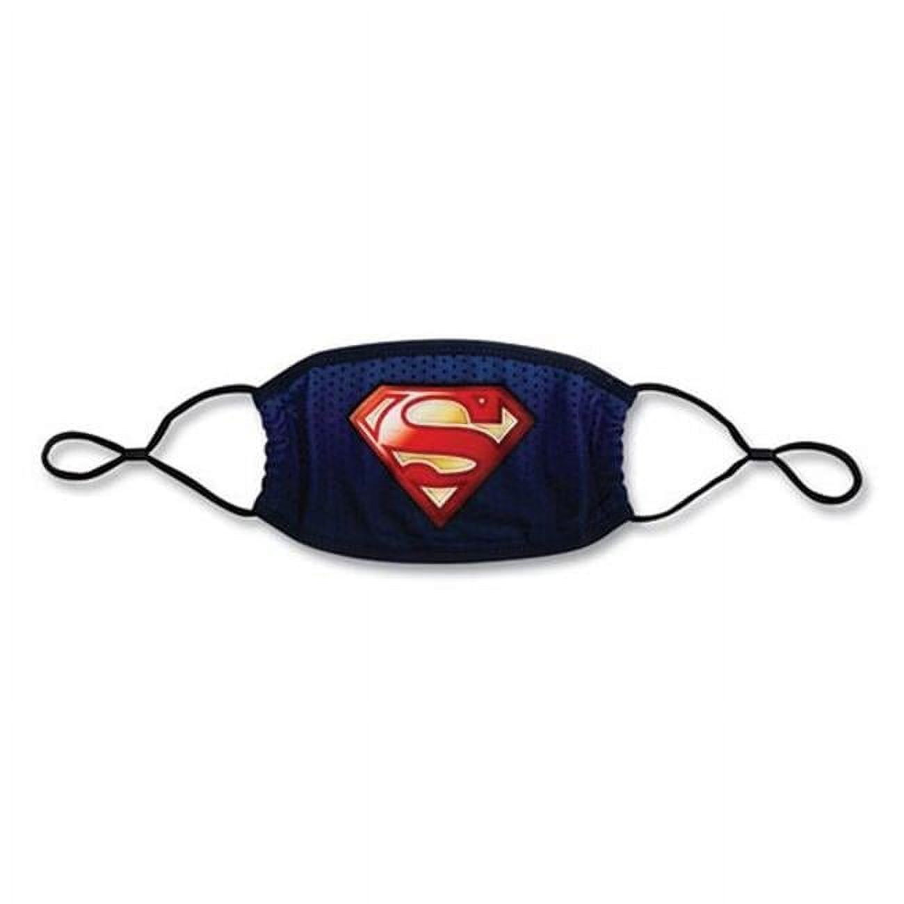 Cloth Face Mask, Superman Logo Print, Cotton/Polyester/Spandex, Adult Cloth Face Mask, Superman Logo Print, Cotton/Polyester/Spandex, Adult