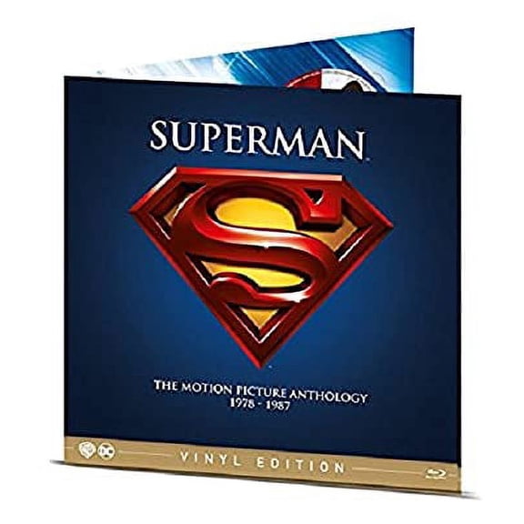 Superman Collection - 4-Disc Vinyl Vintage Set ( Superman / Superman II / Superman III / Superman IV: The Quest for Peace ) ( Super man / Superman 2 / Superman 3 [ Blu-Ray, Reg.A/B/C Import - Italy ]