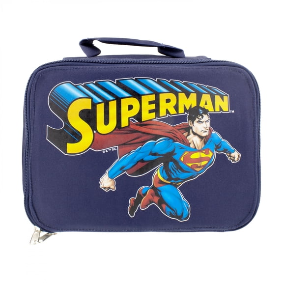 Superman Comic Art Logo Insulated Lunch Box