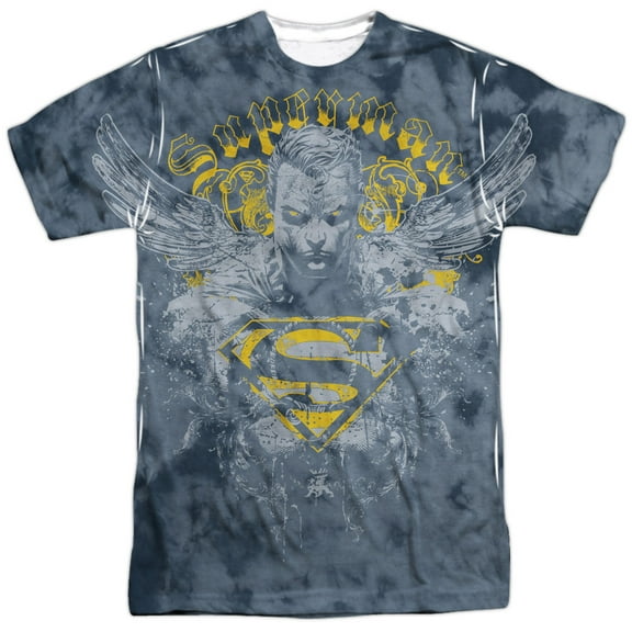 Superman Men's Stand Your Ground Sublimation T-shirt Small White