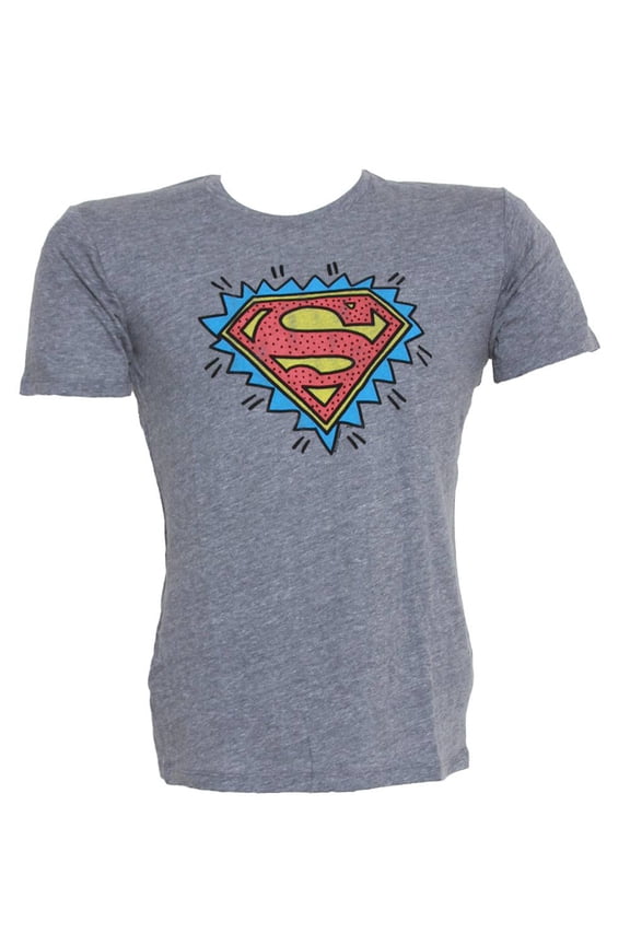 Superman Comic Style Logo T-Shirt - Medium