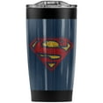 thumbnail image 1 of Superman Crackle S Shield Stainless Steel Tumbler 20 oz Coffee Travel Mug/Cup, Vacuum Insulated & Double Wall with Leakproof Sliding Lid | Great for Hot Drinks and Cold Beverages, 1 of 7