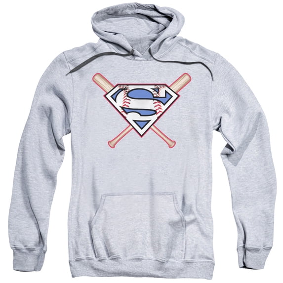 Superman - Crossed Bats - Pull-Over Hoodie - XX-Large