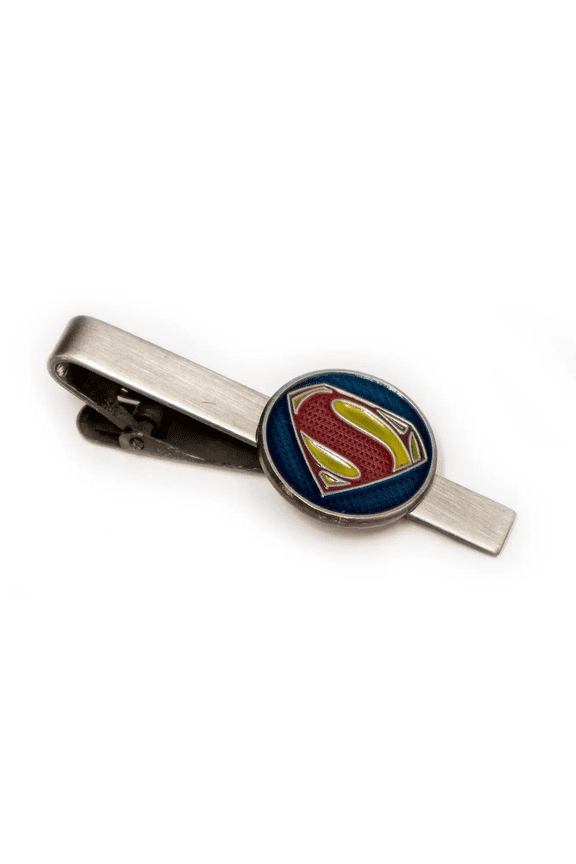 Superman Cufflinks, Superhero Tie Clip, Groomsmen Jewelry, Men’s Wedding Gifts