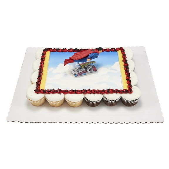 Superman Cupcake Cake