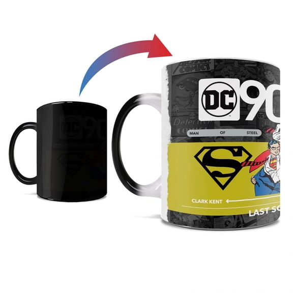 Superman DC 90th Morphing Mugs Heat Change Mug