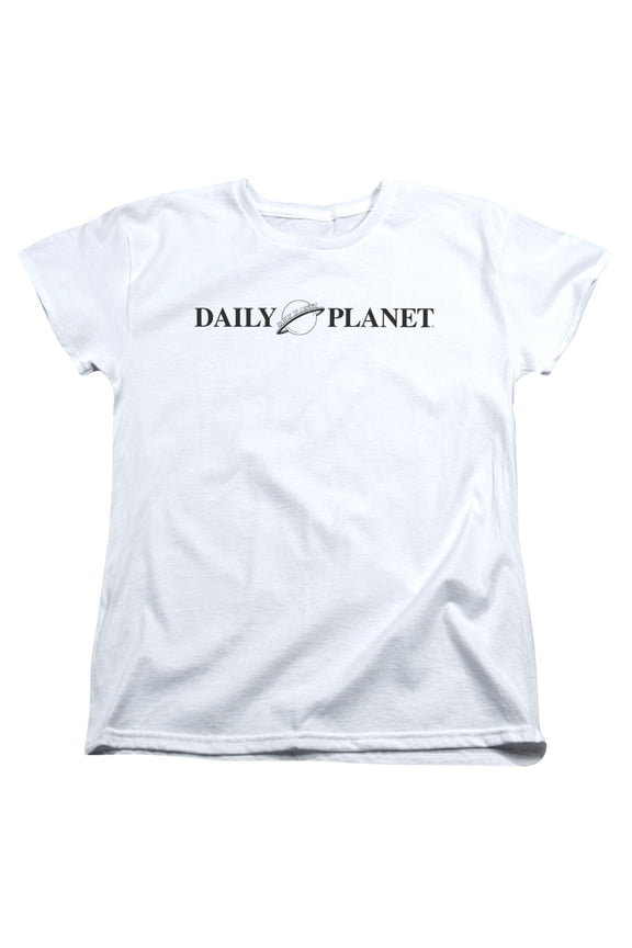 Superman Daily Planet Logo Women's T-Shirt White
