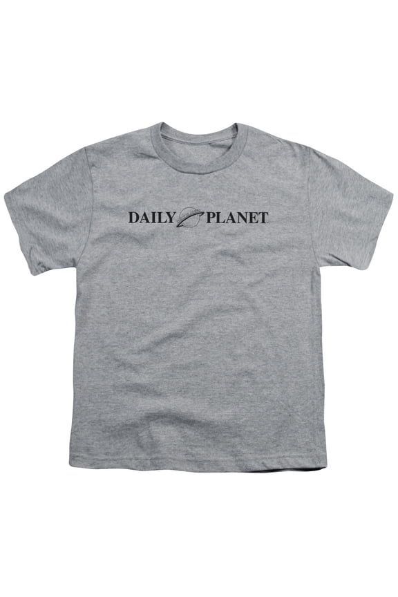Superman - Daily Planet Logo - Youth Short Sleeve Shirt - Small