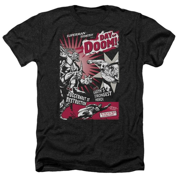 Superman - Day Of Doom - Heather Short Sleeve Shirt - XXX-Large