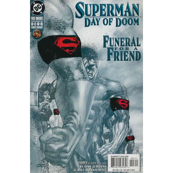 Superman: Day of Doom #3 VF ; DC Comic Book