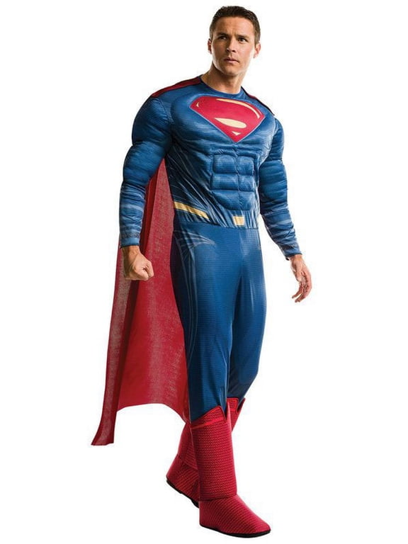 Justice League Superman Deluxe Costume for Adults by Rubies, Men's One Size