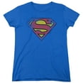 thumbnail image 1 of Superman - Destroyed Supes Logo - Women's Short Sleeve Shirt - Large, 1 of 2