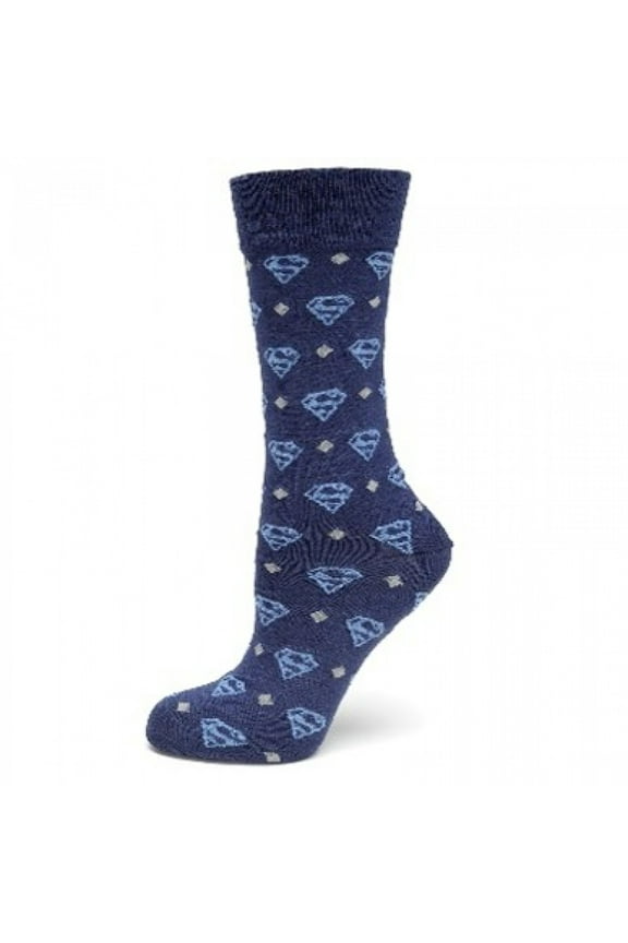 DC Superman Diamond Navy Socks