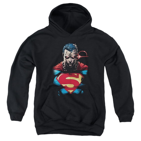 Superman - Displeased - Youth Hooded Sweatshirt - X-Large