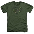 thumbnail image 1 of Superman - Distressed Camo Shield - Heather Short Sleeve Shirt - X-Large, 1 of 2