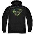 thumbnail image 1 of Superman - Distressed Camo Shield - Pull-Over Hoodie - Large, 1 of 2