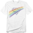 thumbnail image 1 of Superman T-Shirt Distressed Outline Unisex Graphic Tee For Men & Women, 1 of 7