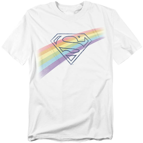 Superman T-Shirt Distressed Outline Unisex Graphic Tee For Men & Women