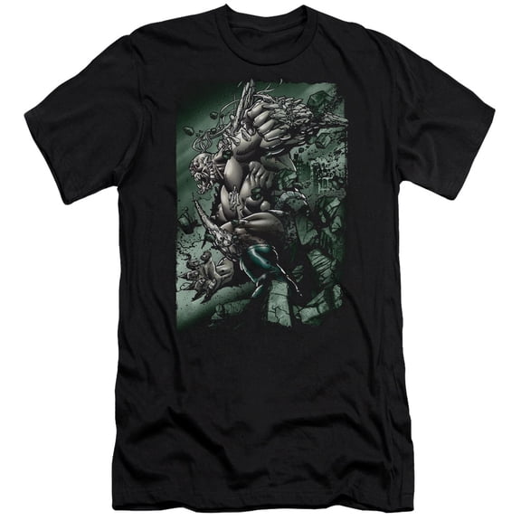 Superman - Doomsday Destruction - Premium Slim Fit Short Sleeve Shirt - X-Large