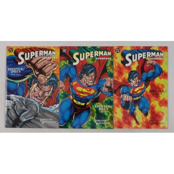 Superman/Doomsday: Hunter/Prey #1-3 VF/NM complete series Dan Jurgens ; DC