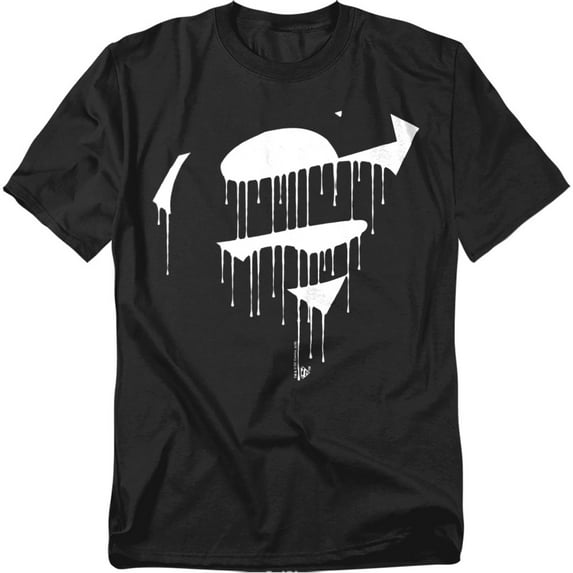 Superman T-Shirt Dripping Shield Unisex Graphic Tee For Men & Women