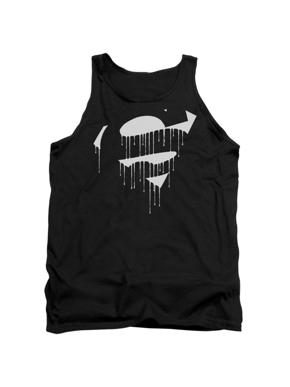 Superman - Dripping Shield - Tank Top - Large