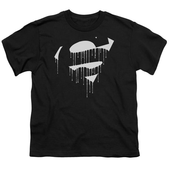 Superman - Dripping Shield - Youth Short Sleeve Shirt - Small