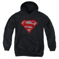 thumbnail image 1 of Superman - Elephant Rose Shield - Youth Hooded Sweatshirt - X-Large, 1 of 2