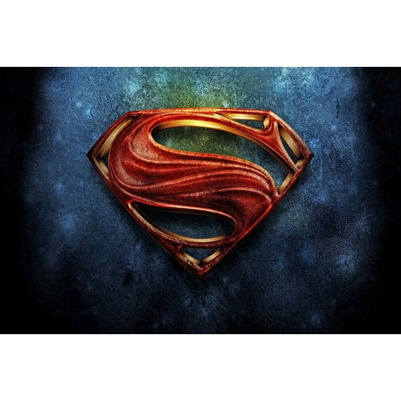 Superman Emblem - CANVAS OR PRINT WALL ART
