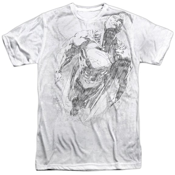 Superman - Exploding Space Sketch - Short Sleeve Shirt - XXX-Large