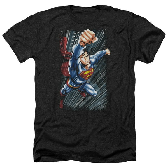 Superman - Faster Than - Heather Short Sleeve Shirt - XX-Large