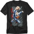 thumbnail image 1 of Superman T-Shirt Faster Than Unisex Graphic Tee For Men & Women, 1 of 7