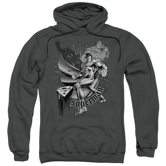 Superman - Fight And Flight - Pull-Over Hoodie - Large