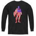 thumbnail image 1 of Superman - Flag Silhouette - Youth Long Sleeve Shirt - X-Large, 1 of 2