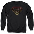 thumbnail image 1 of Superman - Flame Outlined Logo - Crewneck Sweatshirt - Large, 1 of 2