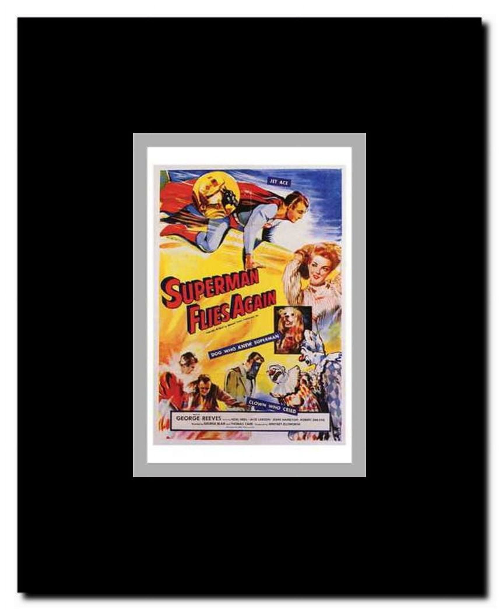 Superman Flies Again Framed Movie Poster