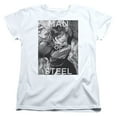 thumbnail image 1 of Superman Flight Of Steel Women's T-Shirt White, 1 of 1